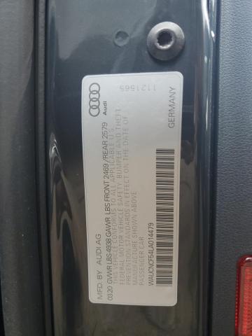 Photo 10 from auction – 2020 AUDI A5 with VIN WAUCNCF54LA014479