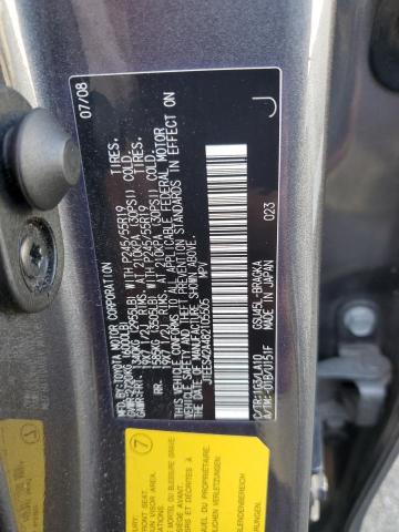Photo 10 from auction – 2008 TOYOTA HIGHLANDER with VIN JTEES42A482105505