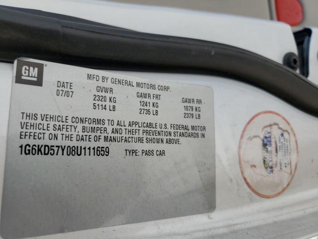 Photo 10 from auction – 2008 CADILLAC DTS with VIN 1G6KD57Y08U111659