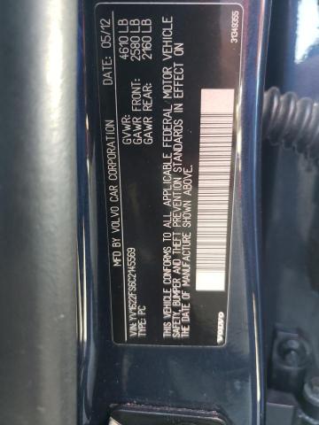 Photo 10 from auction – 2012 VOLVO S60 T5 with VIN YV1622FS6C2145569