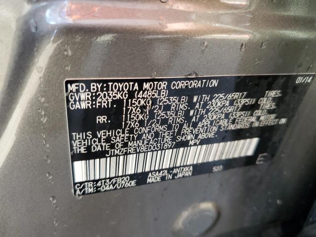 Photo 10 from auction – 2014 TOYOTA RAV4 LE with VIN JTMZFREV8ED031897