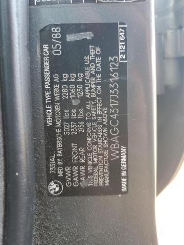 Photo 10 from auction – 1988 BMW 735 IL with VIN WBAGC4317J3316123