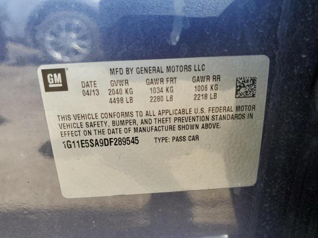 Photo 10 from auction – 2013 CHEVROLET MALIBU 2LT with VIN 1G11E5SA9DF289545