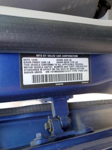 Photo 10 from auction – 2006 VOLVO S40 2.4I with VIN YV1MS382662191577