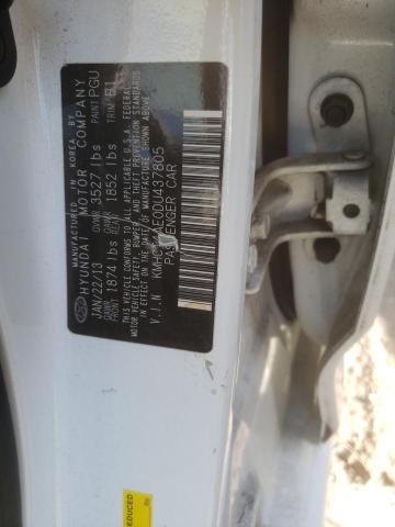 Photo 10 from auction – 2013 HYUNDAI ACCENT GLS with VIN KMHCT4AE0DU437805