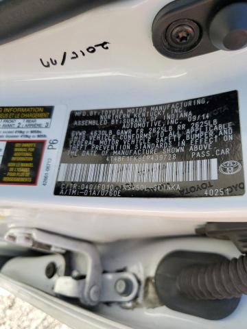 Photo 10 from auction – 2014 TOYOTA CAMRY L with VIN 4T4BF1FK8ER439728