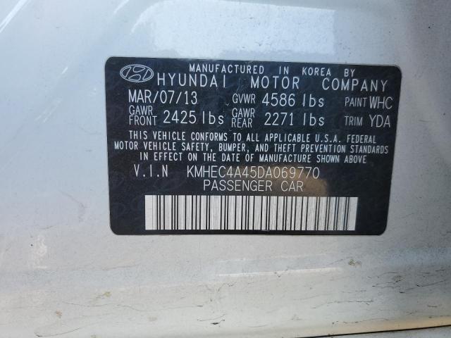 Photo 10 from auction – 2013 HYUNDAI SONATA HYB with VIN KMHEC4A45DA069770
