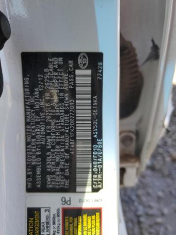 Photo 10 from auction – 2013 TOYOTA CAMRY L with VIN 4T4BF1FK2DR277013