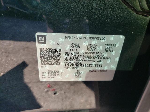 Photo 10 from auction – 2018 CADILLAC XT5 PREMIU with VIN 1GYKNERS1JZ246381