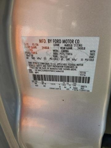 Photo 10 from auction – 2006 FORD ESCAPE HEV with VIN 1FMCU95H76KC44418