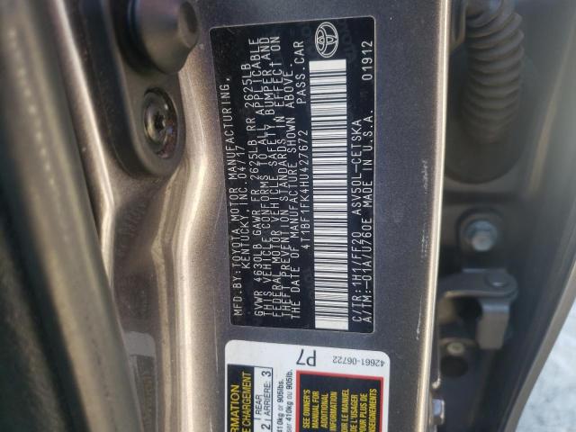 Photo 10 from auction – 2017 TOYOTA CAMRY LE with VIN 4T1BF1FK4HU427672