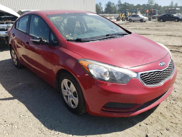 KIA FORTE LX 2015 with VIN KNAFX4A67F5379362 - Photo from auction