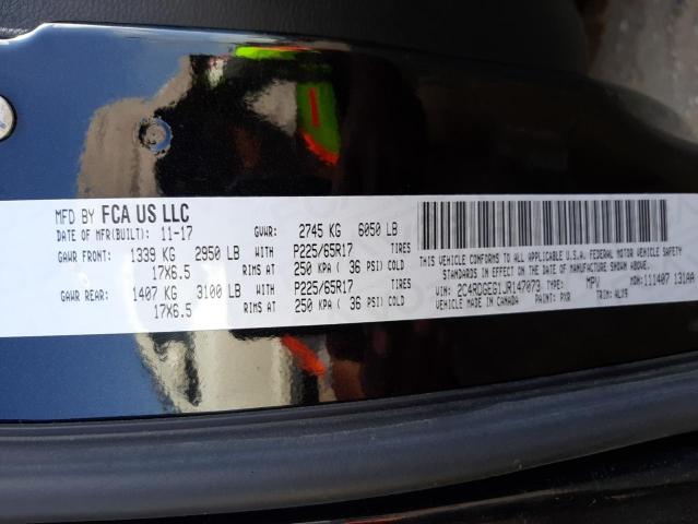 Photo 10 from auction – 2018 DODGE GRAND CARA with VIN 2C4RDGEG1JR147073