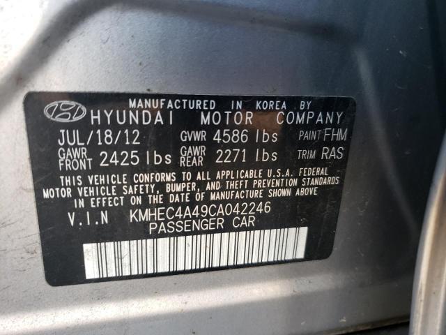 Photo 10 from auction – 2012 HYUNDAI SONATA HYB with VIN KMHEC4A49CA042246
