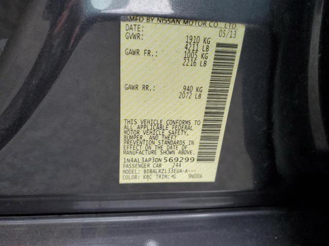 Photo 10 from auction – 2013 NISSAN ALTIMA 2.5 with VIN 1N4AL3AP3DN569299