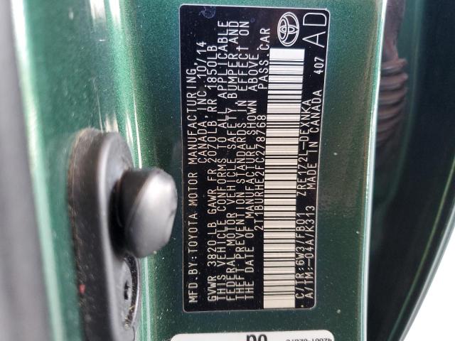 Photo 10 from auction – 2015 TOYOTA COROLLA L with VIN 2T1BURHE2FC278768