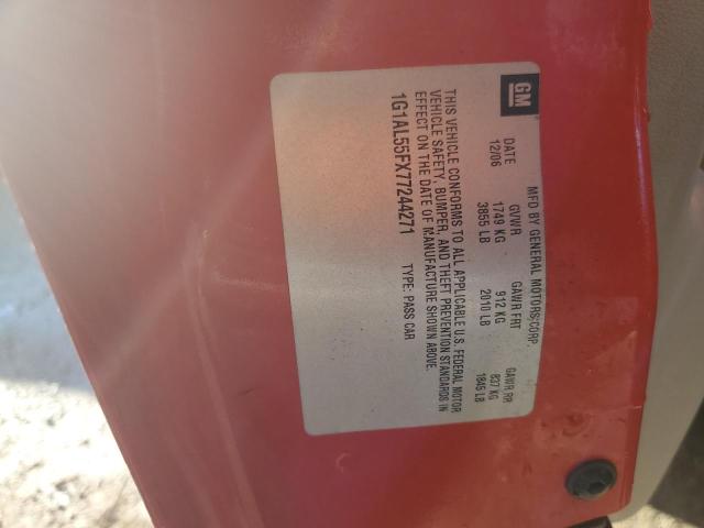 Photo 10 from auction – 2007 CHEVROLET COBALT LT with VIN 1G1AL55FX77244271