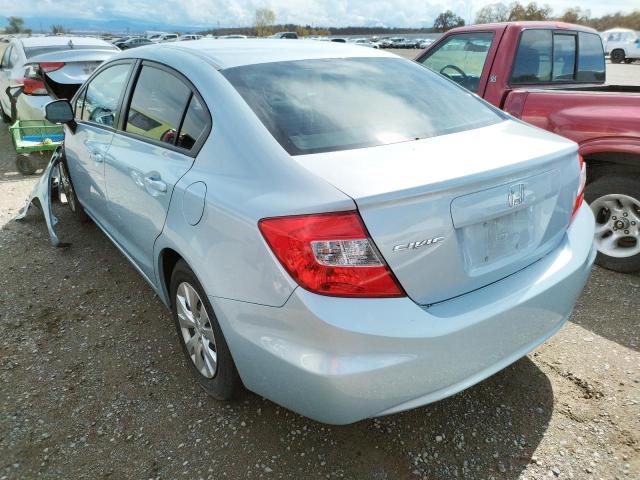 Photo 3 from auction – 2012 HONDA CIVIC LX with VIN 19XFB2F57CE331480
