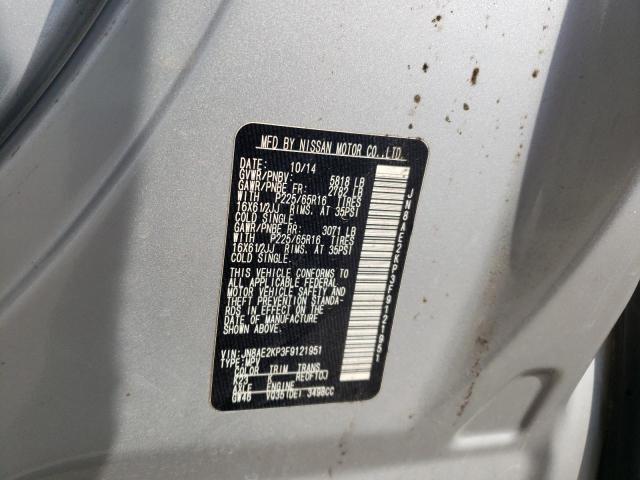 Photo 10 from auction – 2015 NISSAN QUEST S with VIN JN8AE2KP3F9121951