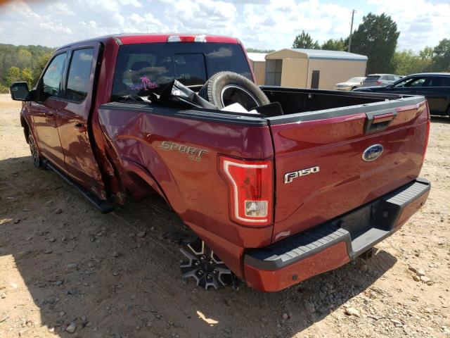 Photo 3 from auction – 2017 FORD F150 SUPER with VIN 1FTEW1EF9HFA81595