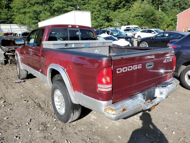 Photo 3 from auction – 2002 DODGE DAKOTA SLT with VIN 1B7GG42N92S590796