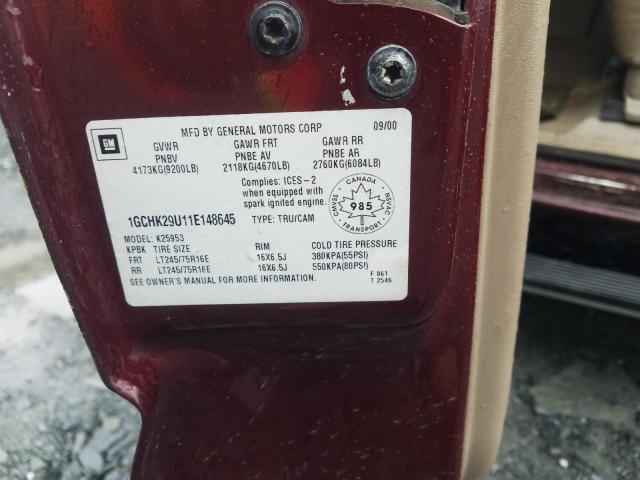 Photo 9 from auction – 2001 CHEVROLET SILVERADO with VIN 1GCHK29U11E148645