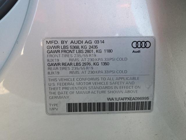 Photo 10 from auction – 2014 AUDI Q5 PREMIUM with VIN WA1LFAFPXEA096995