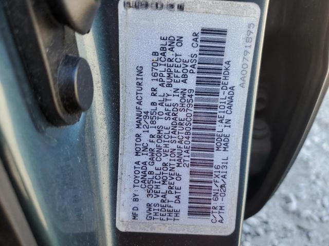 Photo 10 from auction – 1995 TOYOTA COROLLA with VIN 2T1AE04B0SC079549