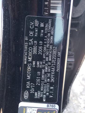 Photo 10 from auction – 2018 KIA FORTE LX with VIN 3KPFK4A71JE203852