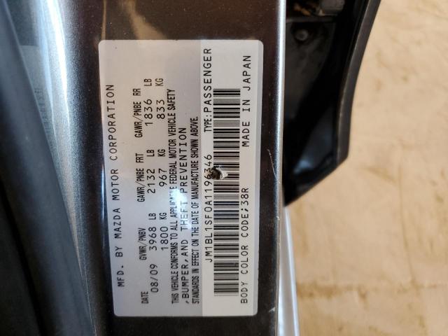 Photo 10 from auction – 2010 MAZDA 3 I with VIN JM1BL1SF0A1196346