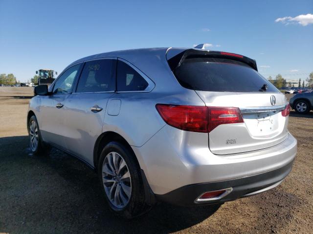 Photo 3 from auction – 2014 ACURA MDX TECHNO with VIN 5FRYD4H69EB504271