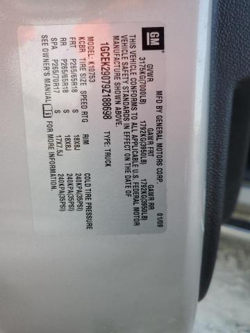 Photo 10 from auction – 2009 CHEVROLET SILVERADO with VIN 1GCEK29079Z188698