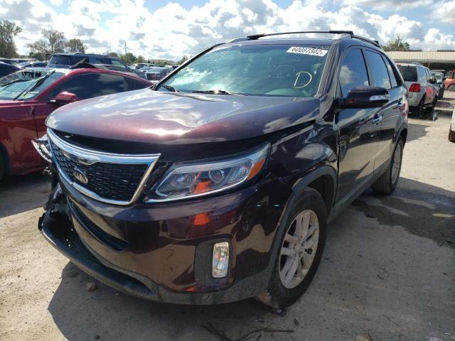 Photo 2 from auction – 2014 KIA SORENTO LX with VIN 5XYKT4A66EG459206