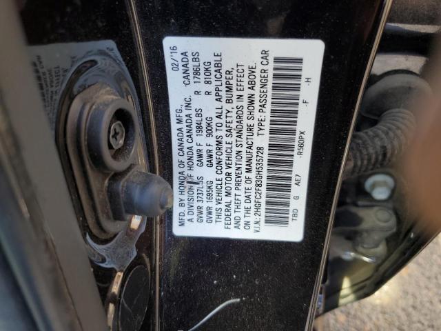 Photo 10 from auction – 2016 HONDA CIVIC EX with VIN 2HGFC2F83GH535728