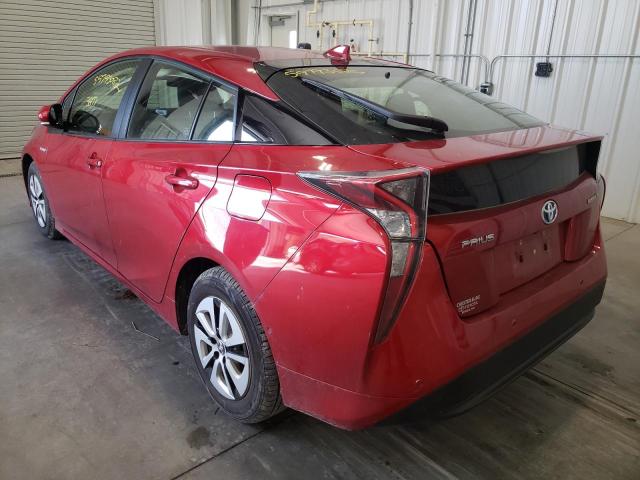Photo 3 from auction – 2017 TOYOTA PRIUS with VIN JTDKBRFU7H3567088