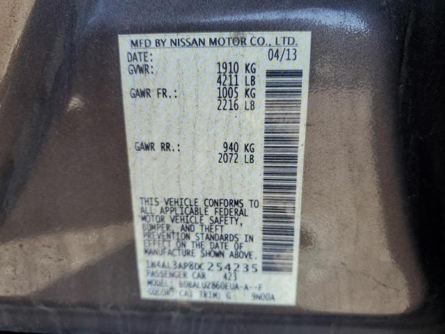 Photo 10 from auction – 2013 NISSAN ALTIMA 2.5 with VIN 1N4AL3AP8DC254235