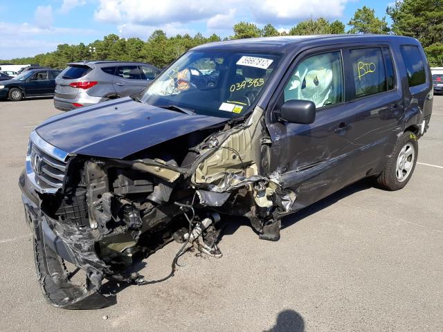 Photo 9 from auction – 2015 HONDA PILOT LX with VIN 5FNYF4H27FB039385