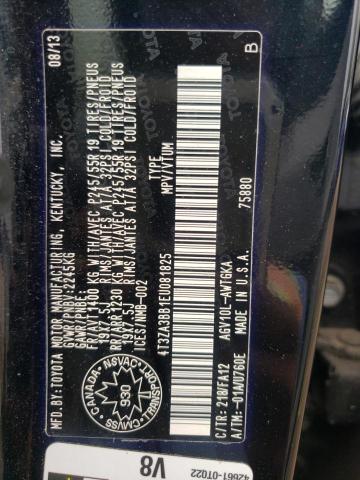 Photo 10 from auction – 2014 TOYOTA VENZA LE with VIN 4T3ZA3BB1EU081825