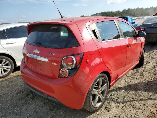 Photo 4 from auction – 2013 CHEVROLET SONIC RS with VIN 1G1JH6SB1D4149958