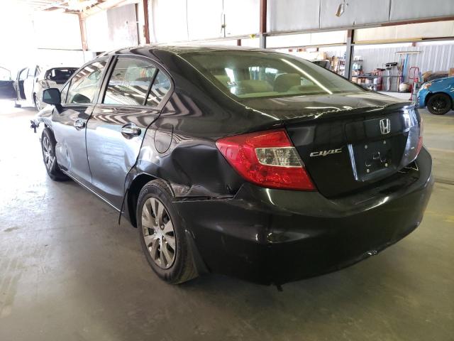 Photo 3 from auction – 2012 HONDA CIVIC LX with VIN 2HGFB2F57CH323241