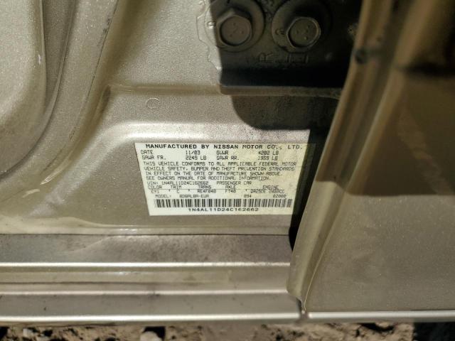 Photo 10 from auction – 2004 NISSAN ALTIMA BAS with VIN 1N4AL11D24C162662
