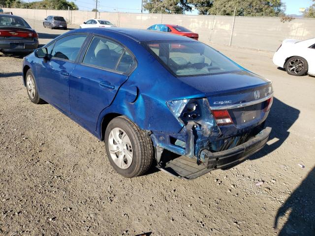 Photo 3 from auction – 2015 HONDA CIVIC LX with VIN 19XFB2F54FE094693