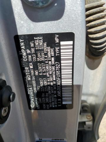 Photo 10 from auction – 2015 HYUNDAI TUCSON LIM with VIN KM8JUCAG5FU987827