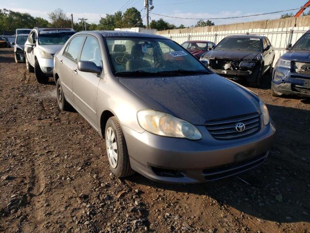 TOYOTA COROLLA 2003 with VIN 2T1BR32E33C078212 - Photo from auction
