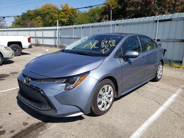 Photo 2 from auction – 2021 TOYOTA COROLLA LE with VIN JTDEPMAE9MJ128790