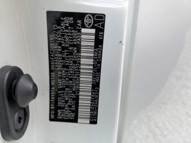 Zdjęcie 10 z aukcji – 2015 TOYOTA COROLLA L z VIN 2T1BURHE2FC371936