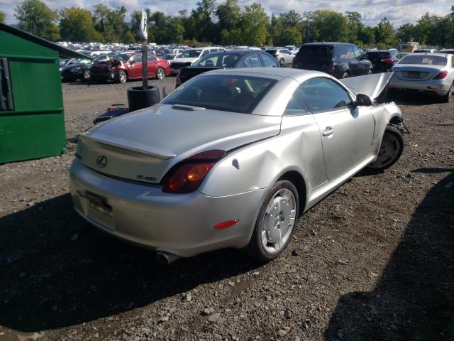 Photo 4 from auction – 2002 LEXUS SC 430 with VIN JTHFN48Y020032526