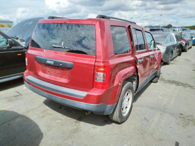 Photo 4 from auction – 2014 JEEP PATRIOT SP with VIN 1C4NJPBAXED632005
