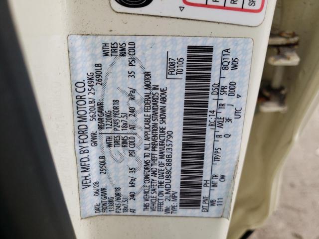 Photo 10 from auction – 2008 LINCOLN MKX with VIN 2LMDU88C88BJ35790