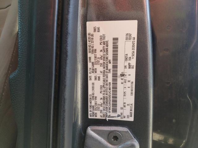 Photo 10 from auction – 2014 FORD ESCAPE SE with VIN 1FMCU0GX0EUC46109
